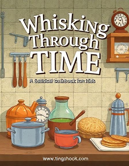 Whisking Through Time: A Satirical Cookbook for Kids